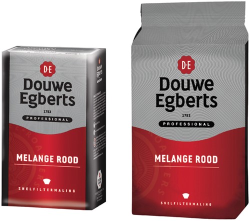 Koffie Douwe Egberts snelfilter Melange Rood 500gr 500 Gram-2