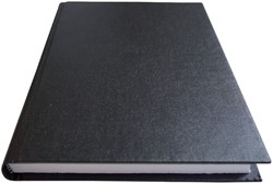 Schrift Qbasic harde kaft A5 lijn 400blz zwart 1 Stuk