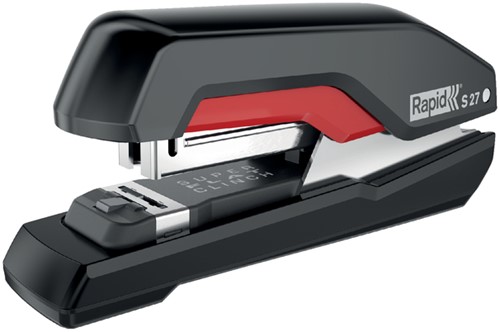 Bureaunietmachine Rapid Supreme halfstrip zw/rd 1 Stuk