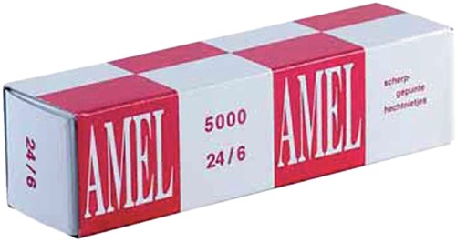 Nieten Rapid 24/6 Amel verkoperd 5000 stuks