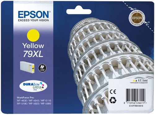 Inktcartridge Epson 79XL T7904 geel 1 Stuk