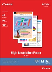 Inkjetpapier Canon HR-101 A4 106gr 50 Vel