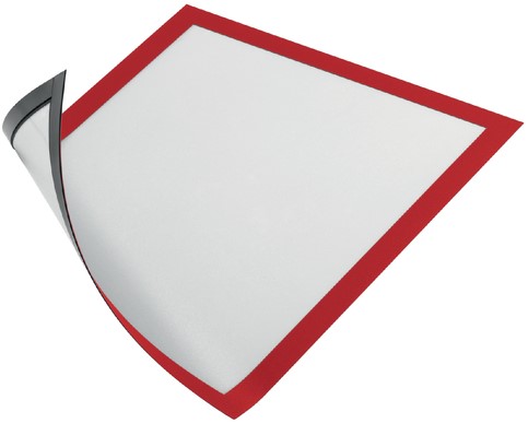 Duraframe Durable 486903 magnetisch A4 rood 5st 5 Stuk
