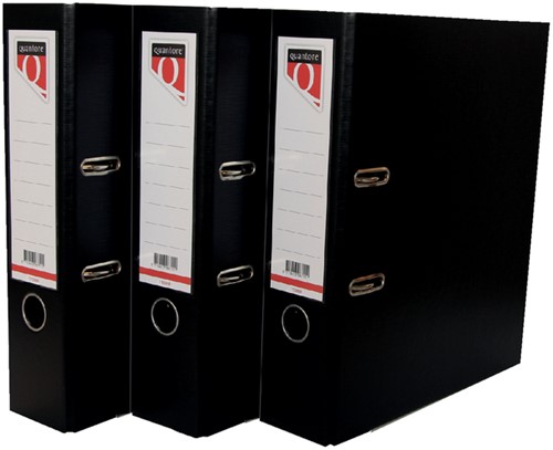 Ordner Quantore A4 80mm PP zwart 1 Stuk-2