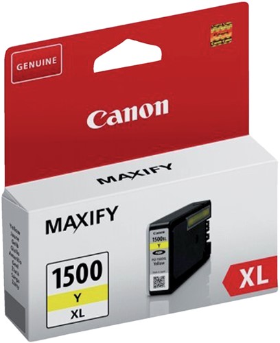 Inktcartridge Canon PGI-1500XL geel 1 Stuk
