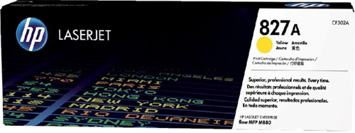 Tonercartridge HP CF302A 827A geel 1 Stuk