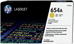 Tonercartridge HP CF332A 654A geel 1 Stuk