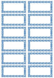 Etiket HERMA 3742 keuken blauw 4 Vel