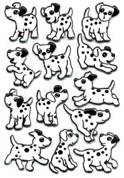 Etiket HERMA 6661 dalmatiërs foam 1 Vel