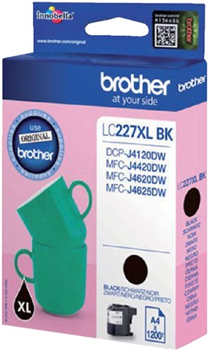Inktcartridge Brother LC-227XLBK zwart 1 Stuk