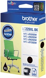 Inktcartridge Brother LC-229XLBK zwart 1 Stuk