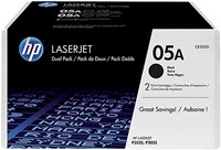 Tonercartridge HP CE505D 05A zwart 2x 2 Stuk