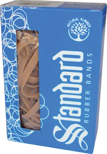 Elastiek Standard 64 90x5mm 100gr 85st bruin 100 Gram-2