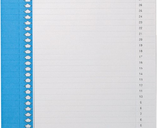 Ruiterstrook Elba Nr 9 157x7mm lateraal blauw 10st 10 Stuk