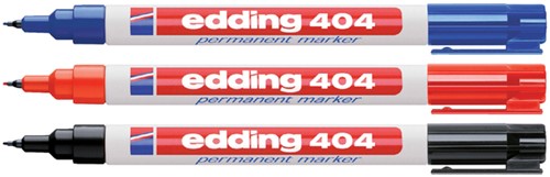 Viltstift eddING 404 rond 0.75mm zwart 1 Stuk-2