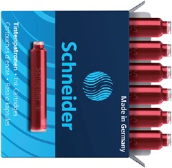 Inktpatroon Schneider din rood 6 Stuk