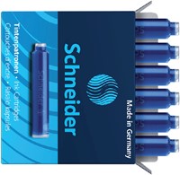 Inktpatroon Schneider din blauw 6 Stuk
