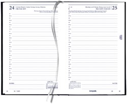 Kantooragenda 2026 Quantore kort 1dag/1pag zwart 1 Stuk