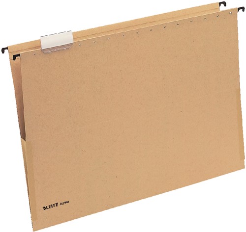 Hangmap Leitz Alpha® A3 balg v-bodem natuurbruin 25 Stuk