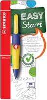 Vulpotlood STABILO Easyergo HB 1.4mm rechts  paars/neon gl blister