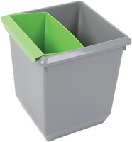 Inzetbak voor vierkante tapse papierbak groen 1 Stuk-3