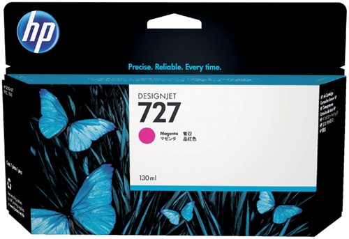 Inktcartridge HP B3P20A 727 rood 1 Stuk