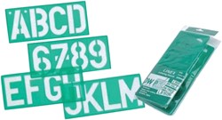 Lettersjabloon Linex 100mm 1 Stuk