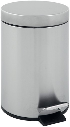 Pedaalemmer V-part 5 liter mat rvs 1 Stuk