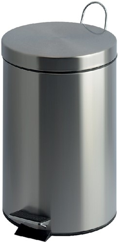 Pedaalemmer V-part 20 liter mat rvs 1 Stuk