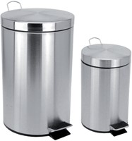 Pedaalemmer V-part 3 liter mat rvs 1 Stuk-2