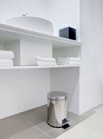 Pedaalemmer V-part 30 liter mat rvs 1 Stuk-3