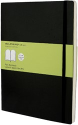Notitieboek Moleskine XL 190x250mm blanco sc zwart 1 Stuk