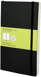 Notitieboek Moleskine large 130x210 blanco sc zw 1 Stuk