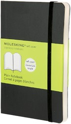 Notitieboek Moleskine pocket 90x140mm blc sc zwart 1 Stuk