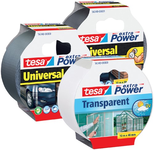 Duct tape tesa extra Power Uni 10mx50mm grijs 1 Stuk-2