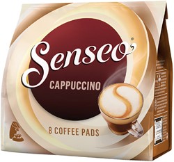 Koffiepads Douwe Egberts Senseo cappuccino 8st 8 Stuk