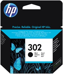 Inktcartridge HP F6U66AE 302 zwart 1 Stuk
