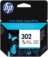 Inktcartridge HP F6U65AE 302 kleur 1 Stuk