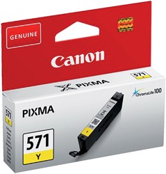 Inktcartridge Canon CLI-571 geel 1 Stuk