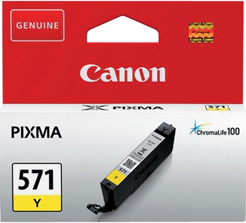 Inktcartridge Canon CLI-571 geel 1 Stuk-2