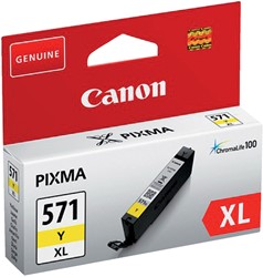 Inktcartridge Canon CLI-571XL  geel 1 Stuk