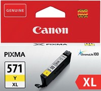 Inktcartridge Canon CLI-571XL  geel-3