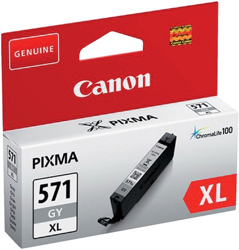 Inktcartridge Canon CLI-571XL  grijs 1 Stuk