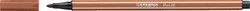 Viltstift STABILO Pen 68/75 M sienna 1 Stuk