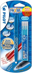 Rollerpen PILOT friXion BL-FR7 M + 3 vull lblauw 1 Stuk
