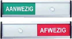 Infobord aanwezig afwezig 125x30mm 1 Stuk