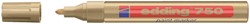 Paintmarker edding 750 op oliebasis 2-4mm goud