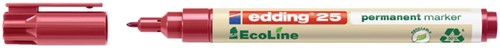Viltstift edding 25 EcoLine rond 1mm rood