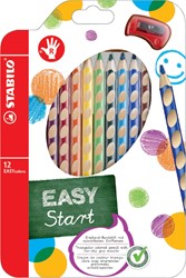 Kleurpotlood STABILO 332 Easycolors rh 12st ass 12 Stuk