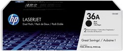 Tonercartridge HP CB436AD 36A zwart 2x 2 Stuk